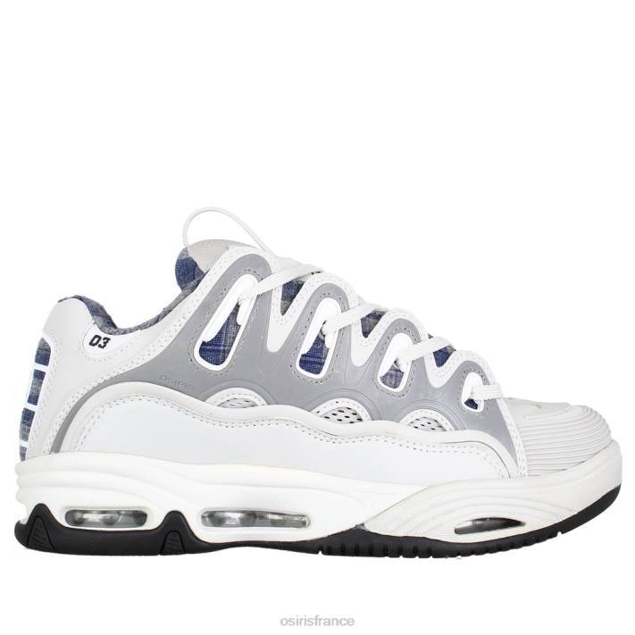 Osiris chaussure 28B82 d3 2001 gris/flanelle/blanc